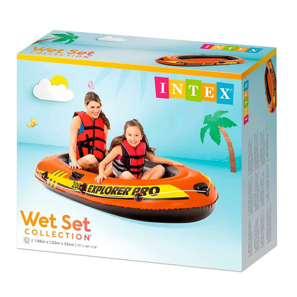 Купить Intex 58356-unit Надувная лодка Explorer Pro 200 Orange 37x31x14 1 Place 7ft.ru в интернет магазине Семь Футов