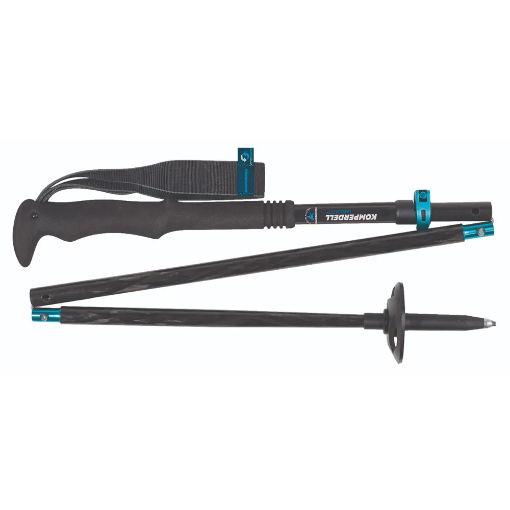 Купить Komperdell 1942384-10-TELE трости Fxlite carbon vario approach Серебристый 115-135 cm 7ft.ru в интернет магазине Семь Футов