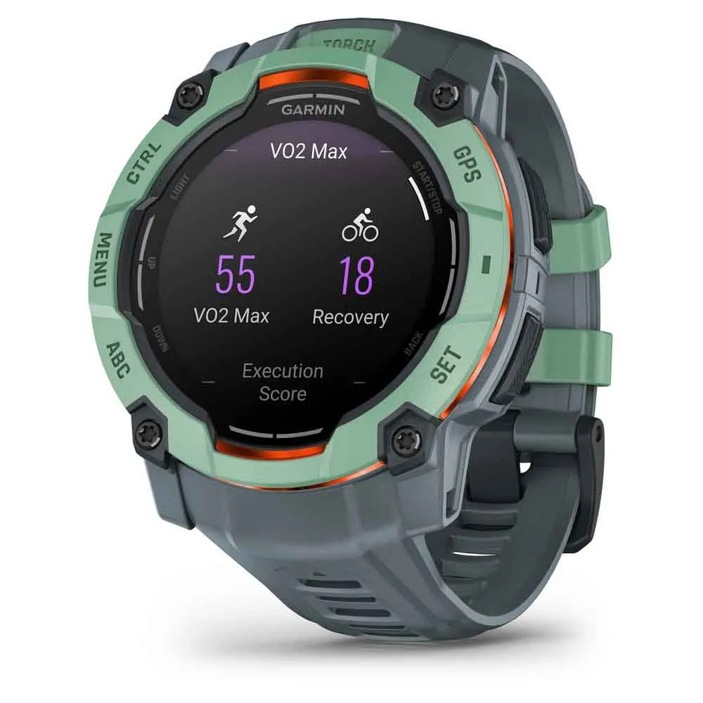 Купить Garmin 010-03020-01 Часы Instinct 3 50 mm Amoled Зеленый  Green / Grey 7ft.ru в интернет магазине Семь Футов