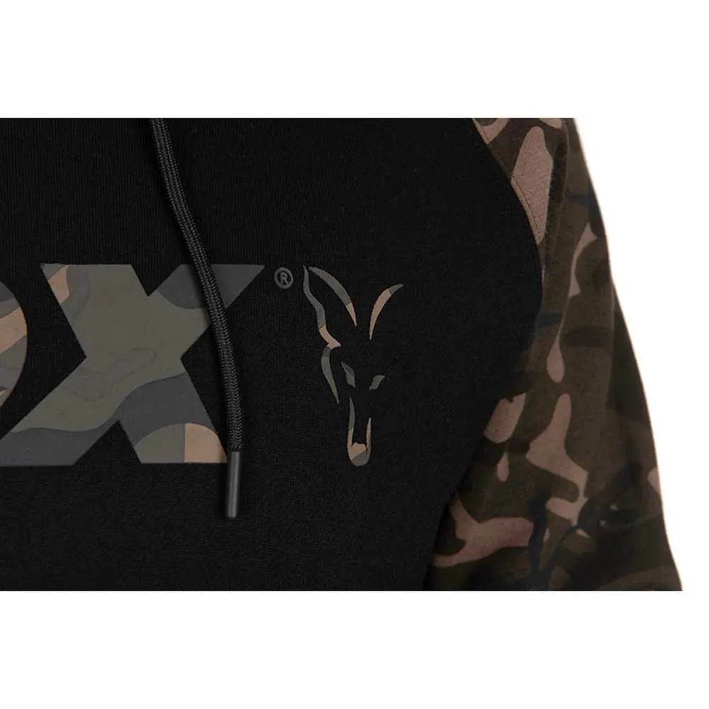 Купить Fox international CFX191 Толстовка с капюшоном Raglan Черный Black / Camo XL 7ft.ru в интернет магазине Семь Футов