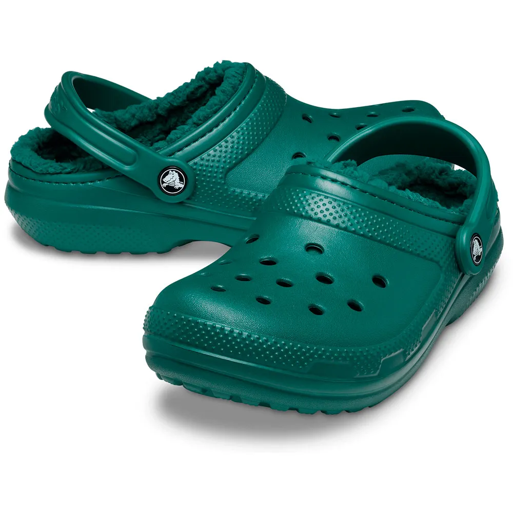 Купить Crocs 203591-302-m9w11 Деревянные башмаки Classic Lined Emerald 35x25x15 EU 42 7ft.ru в интернет магазине Семь Футов