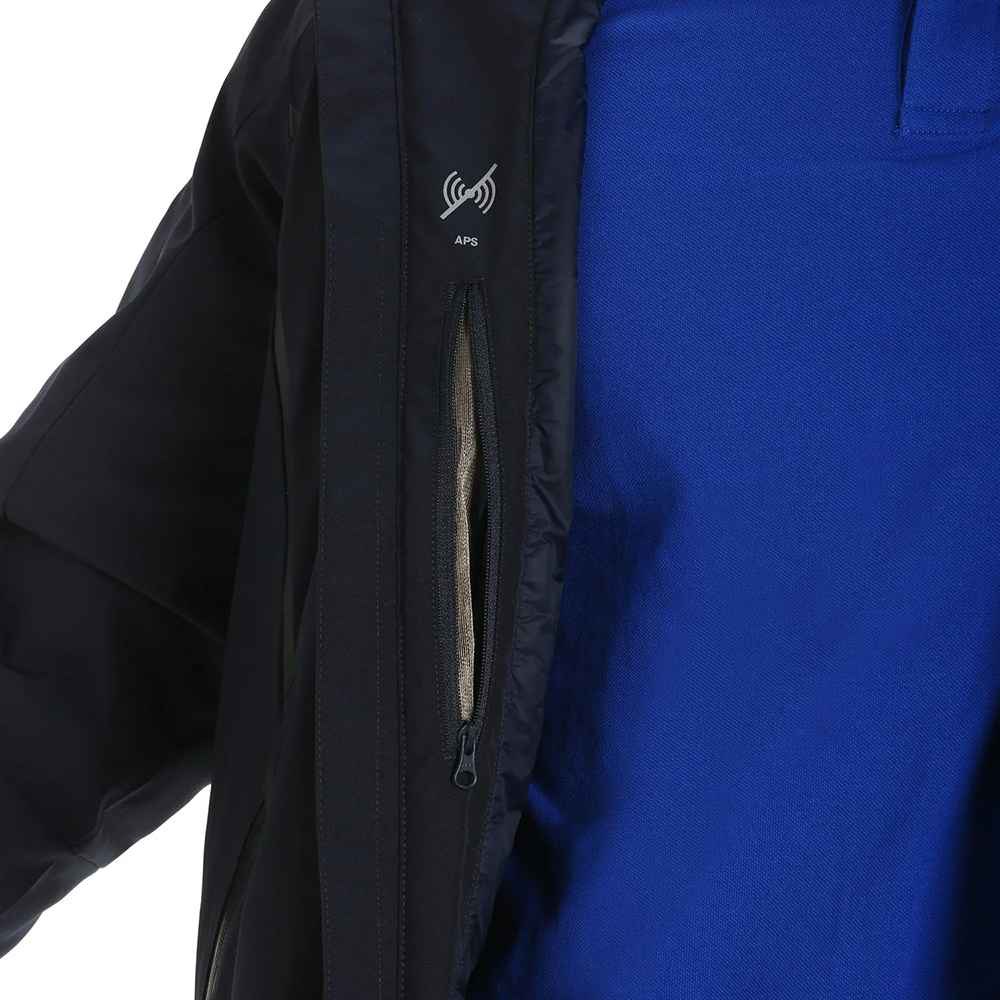 Купить Slam A101001S00-W13-M Куртка Active Win Hood Short Серый  Dark Navy M 7ft.ru в интернет магазине Семь Футов