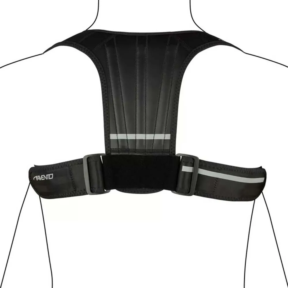 Купить Avento sr044sh-blk-os Корректор осанки (Korrektor osanki) Black / Silver Grey 20x15x5 7ft.ru в интернет магазине Семь Футов