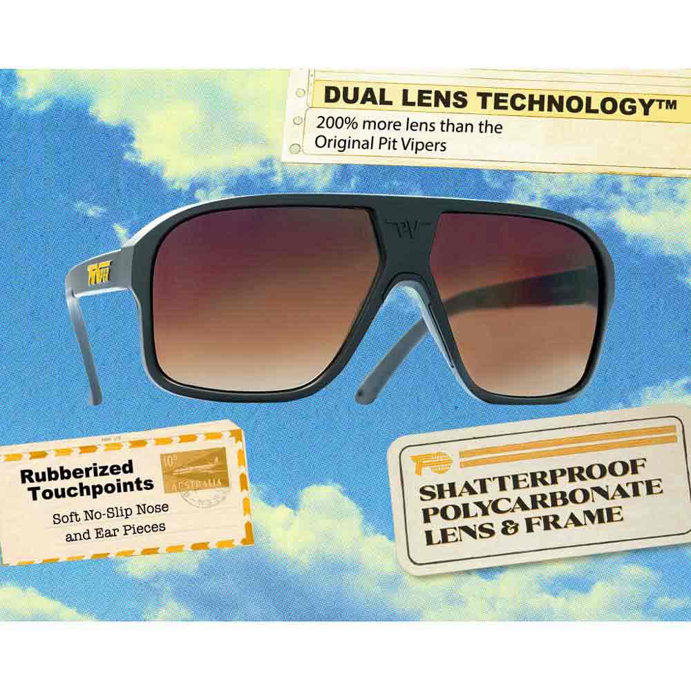 Купить Pit viper E-OP-STANDRD-POL поляризованные солнцезащитные очки The standard the flight optics Polarised Light Transmission/CAT3 7ft.ru в интернет магазине Семь Футов