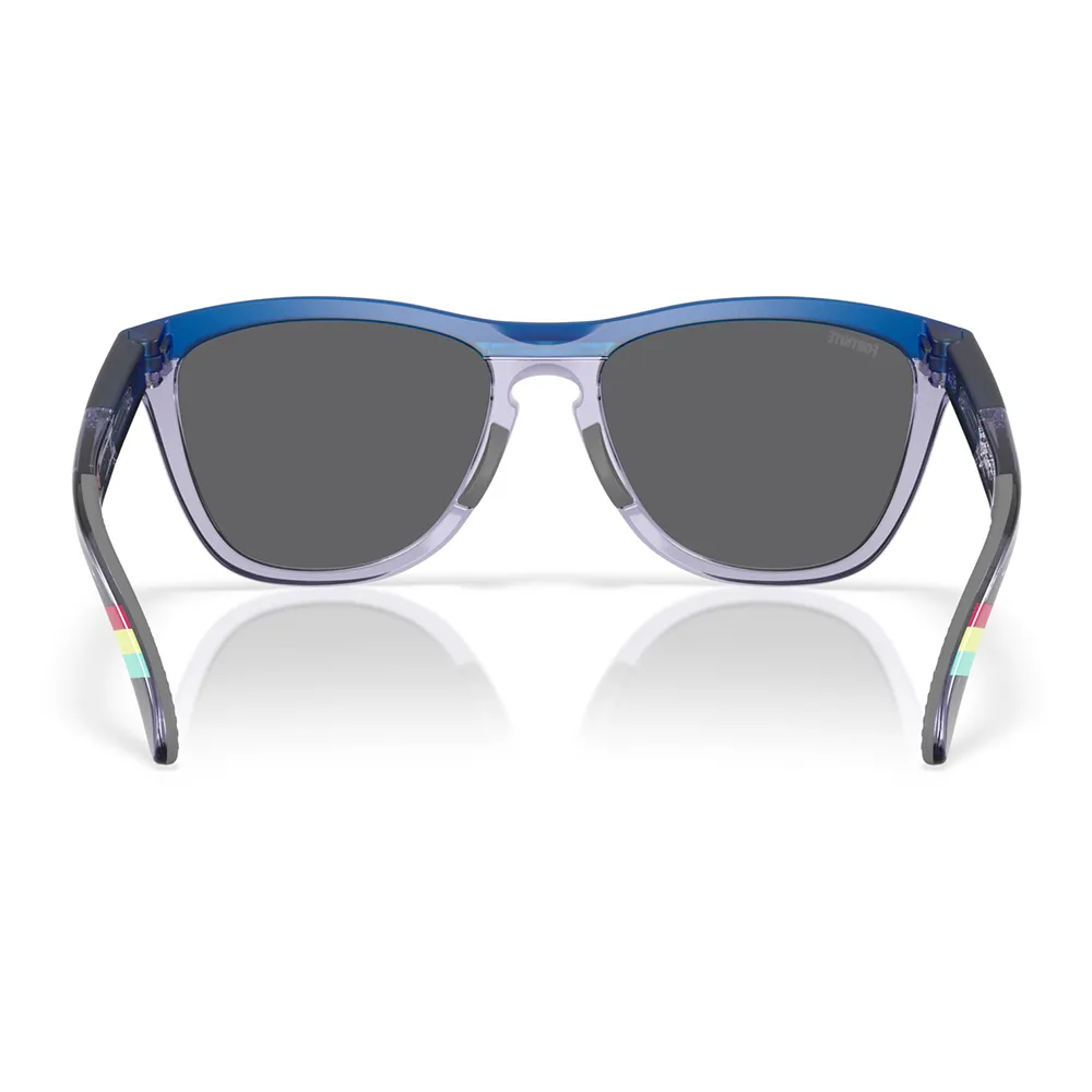Купить Oakley OO9284-1655-55 Солнцезащитные очки Frogskins range Бесцветный Matte Trans Blue Prizm Black/CAT3 7ft.ru в интернет магазине Семь Футов