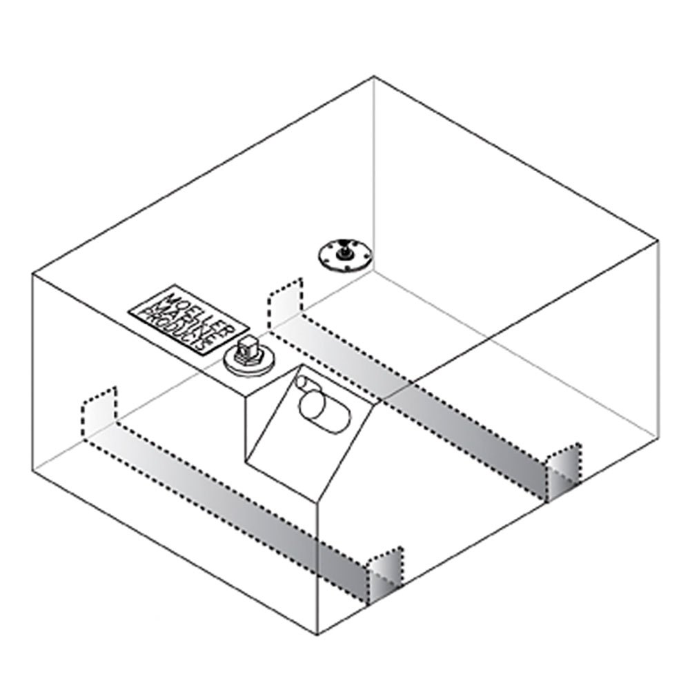 Купить Moeller 114-03573110 Монтажные планки для резервуаров Черный Black 7ft.ru в интернет магазине Семь Футов