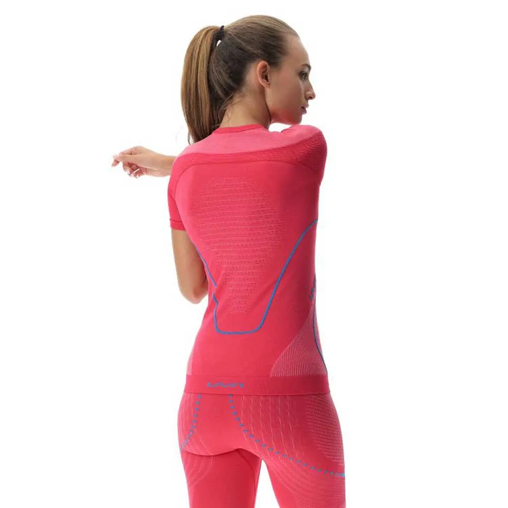 Купить UYN u100044-r614-l/xl Базовый слой с коротким рукавом Evolutyon Strawberry / Pink / Turquoise 13x24x8 L-XL 7ft.ru в интернет магазине Семь Футов
