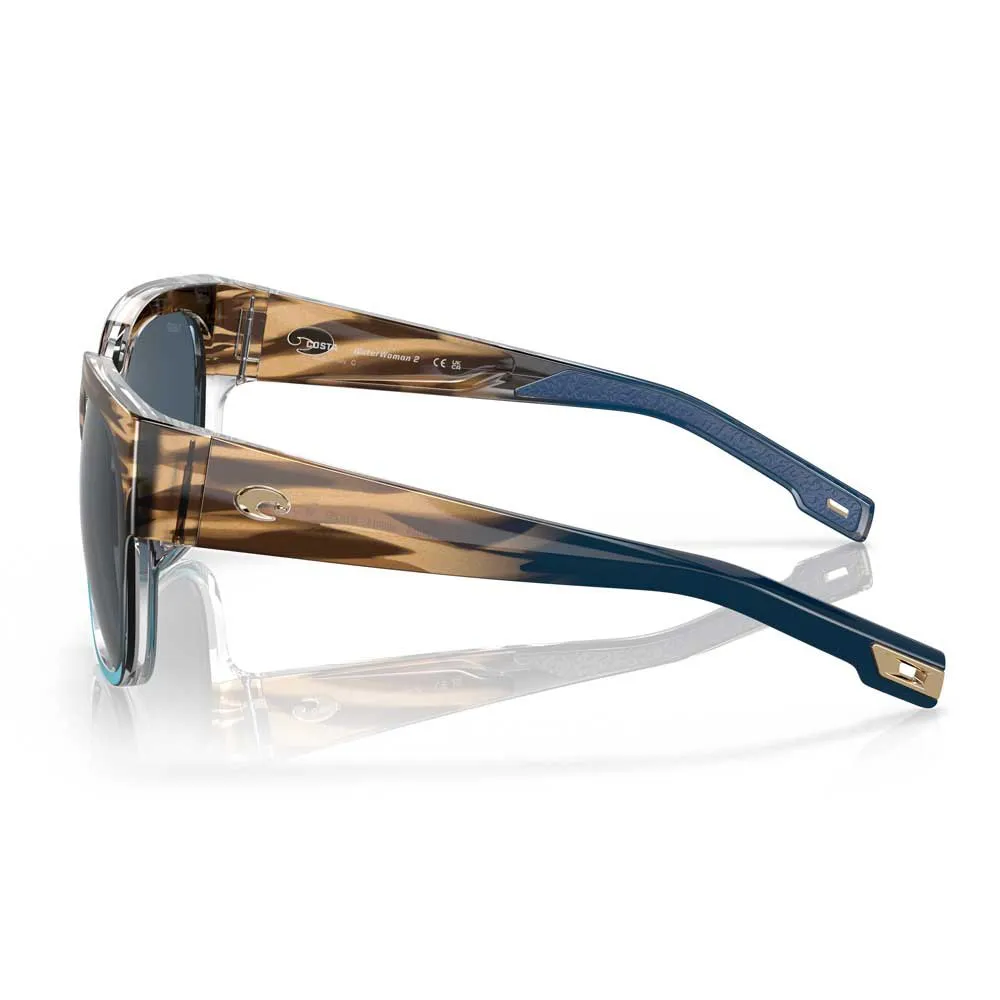 Купить Costa 06s9004-90041358 поляризованные солнцезащитные очки Waterwoman 2 Shiny Wahoo 25x12x10 Gray 580P/CAT3 7ft.ru в интернет магазине Семь Футов