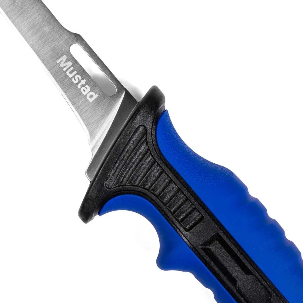 Купить Mustad MT-101-24 Нож нож MT101 Серебристый  Blue 9´´ 7ft.ru в интернет магазине Семь Футов