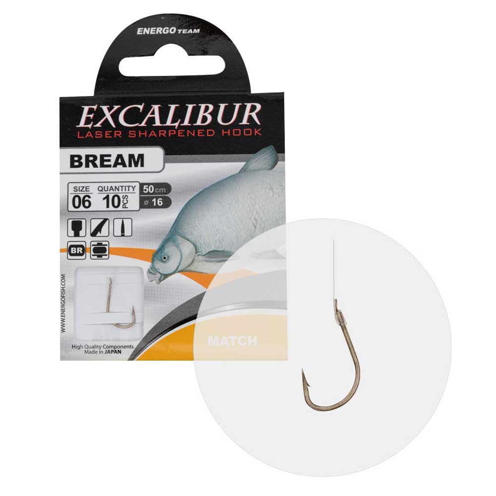 Купить Excalibur 47029004 Bream Match Связанные Крючки Золотистый Bronze 4 7ft.ru в интернет магазине Семь Футов