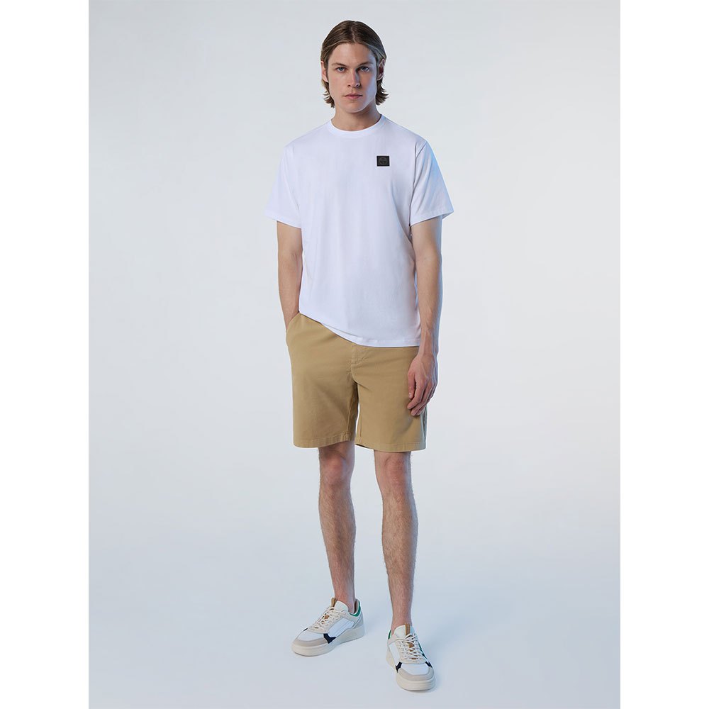 Купить North sails 692981-0101-XXL Футболка с коротким рукавом Basic Stretch Белая White 2XL 7ft.ru в интернет магазине Семь Футов