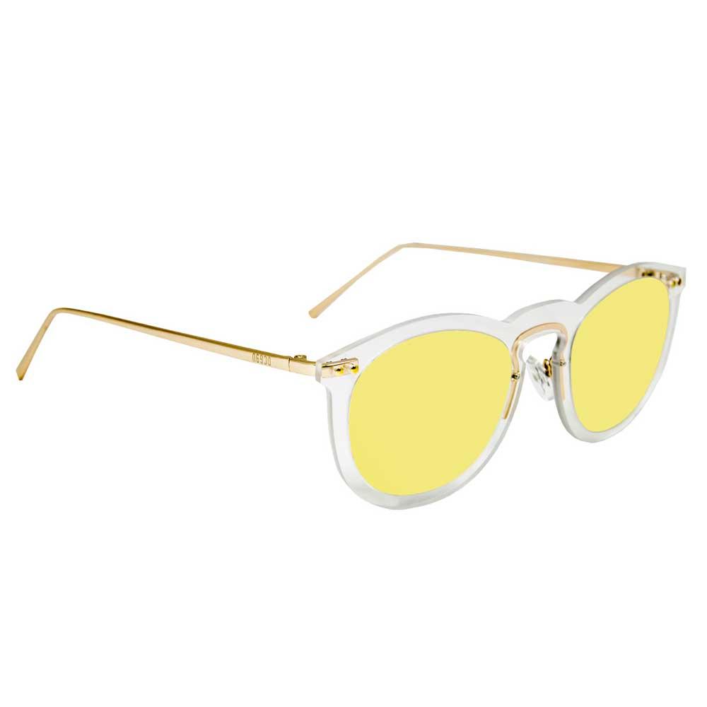 Купить Ocean sunglasses 20.23 Солнцезащитные очки Berlin Transparent White Gold Temple/CAT2 7ft.ru в интернет магазине Семь Футов