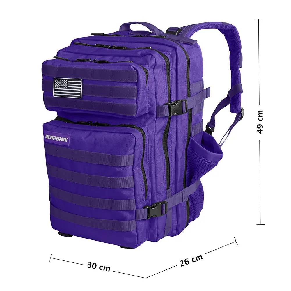 Купить Elitex training v4-45l-purple Рюкзак V1 45L Tactical Violet 50x35x12 7ft.ru в интернет магазине Семь Футов