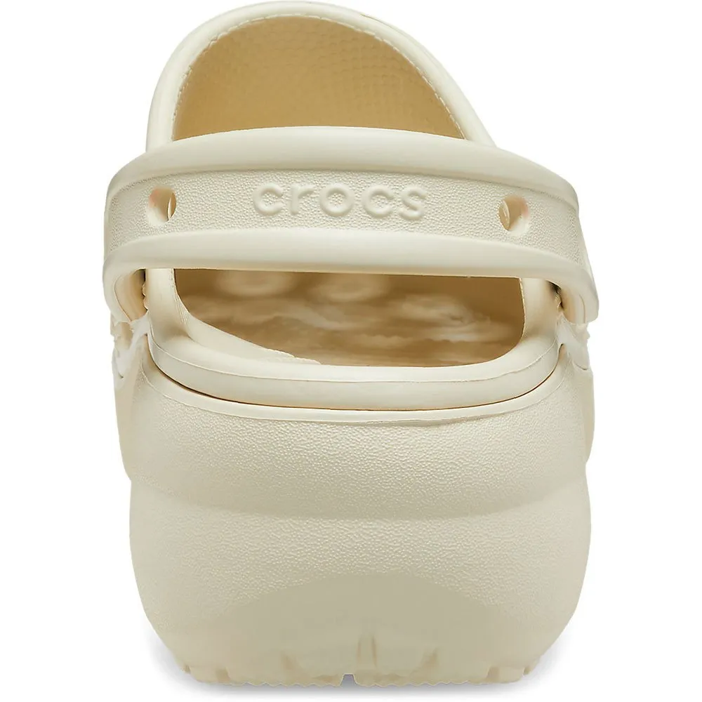 Купить Crocs 206750-2y2-w9 Деревянные башмаки Classic Platform Bone 35x25x15 EU 39.5 7ft.ru в интернет магазине Семь Футов