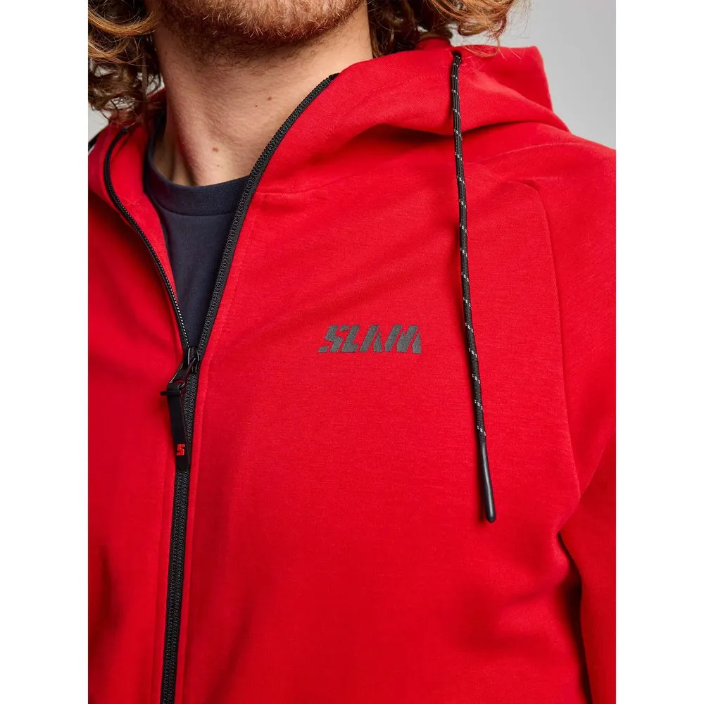 Купить Slam A106008S00-W07-XL Толстовка на молнии Logo Красный Real Red XL 7ft.ru в интернет магазине Семь Футов