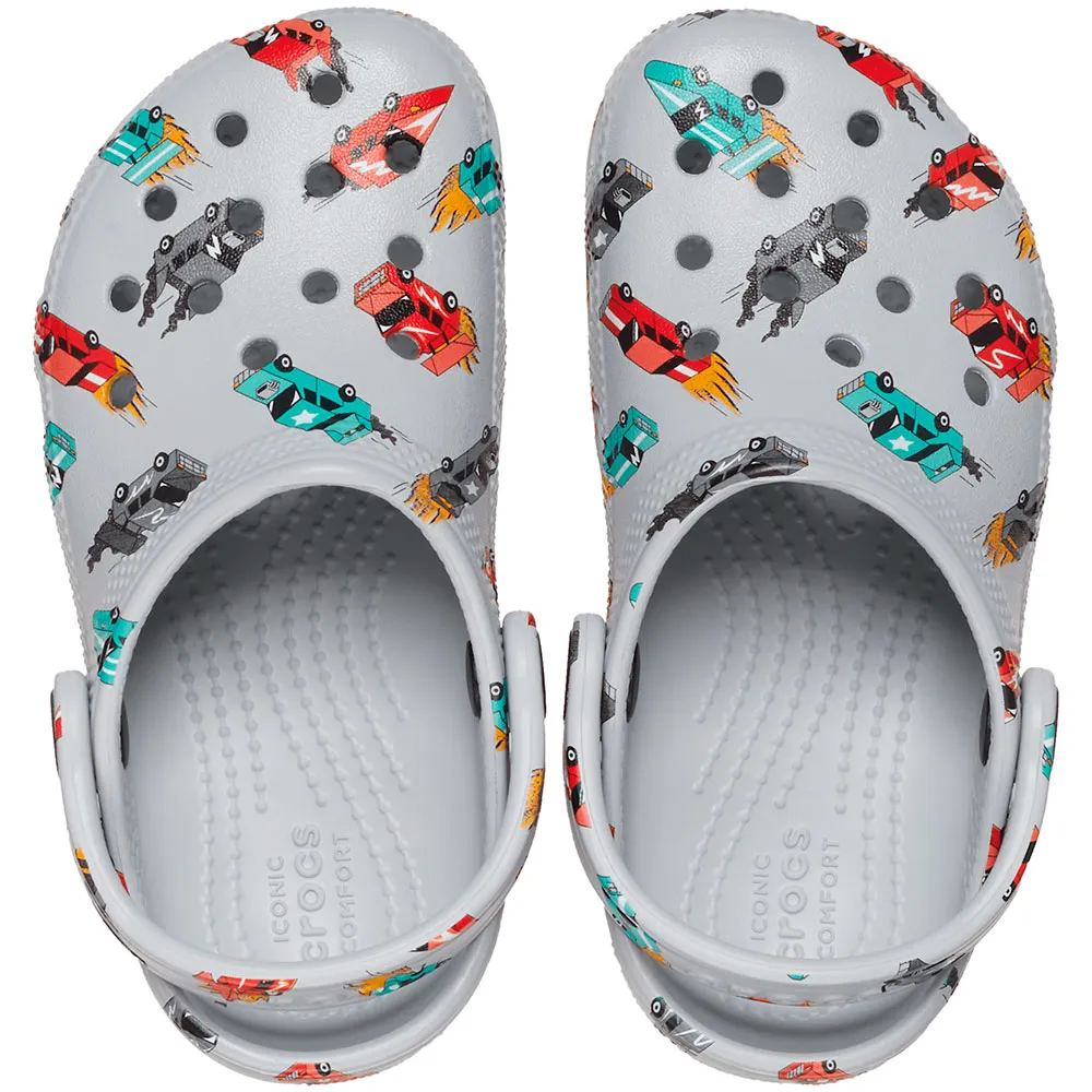 Купить Crocs 210992-1nn-c9 Деревянные башмаки Classic Race Cars Graphic Mirage / Multi 35x25x15 EU 25 7ft.ru в интернет магазине Семь Футов