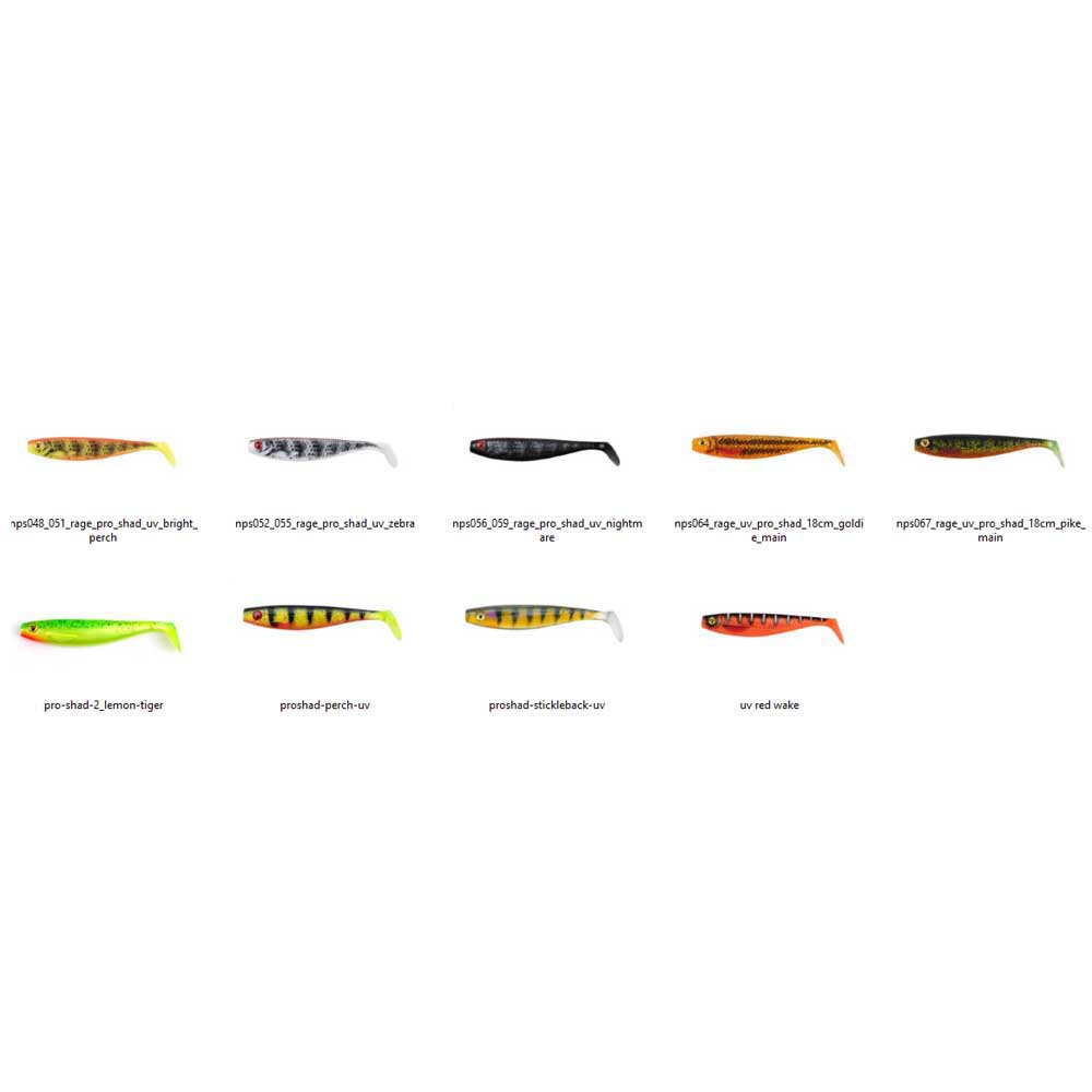 Купить Fox rage NPS059 Pro Shad Мягкая приманка 230 Mm  UV Nightmare 7ft.ru в интернет магазине Семь Футов