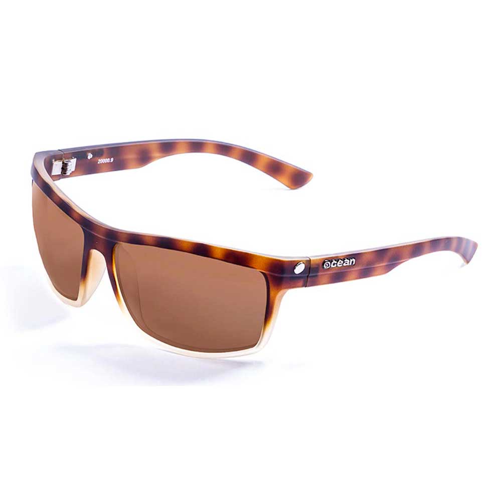 Купить Ocean sunglasses 20000.9 поляризованные солнцезащитные очки John Demy Brown Up / White Champagne Down 7ft.ru в интернет магазине Семь Футов