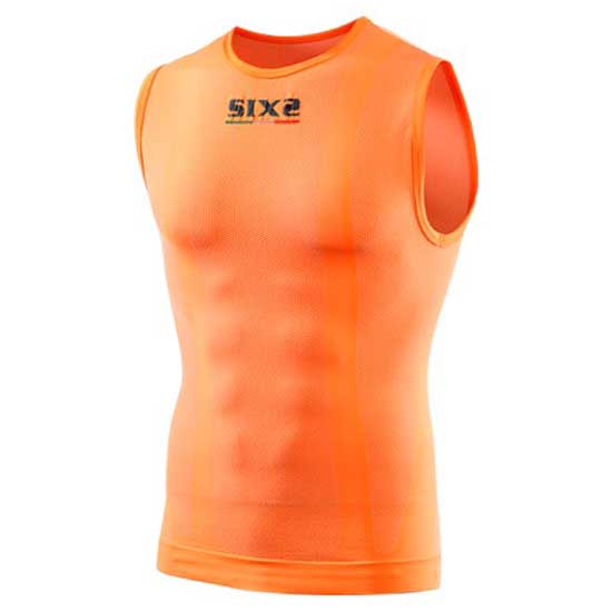 Купить Sixs SMXC-OrangeFluo-XS Безрукавная базовая футболка SMX Оранжевый Orange Fluo XS 7ft.ru в интернет магазине Семь Футов