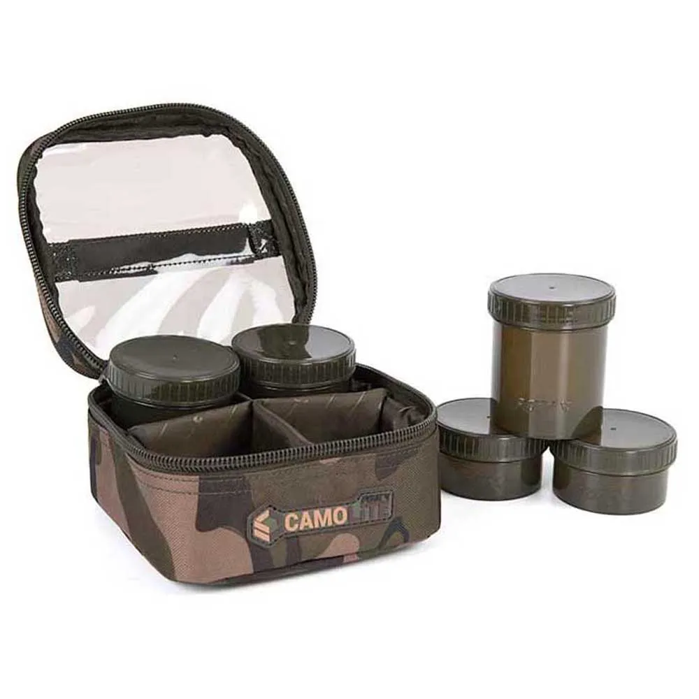 Купить Fox international CLU501 мешок для приманки Camolite™ 6 Pot Hookbait Camo 7ft.ru в интернет магазине Семь Футов