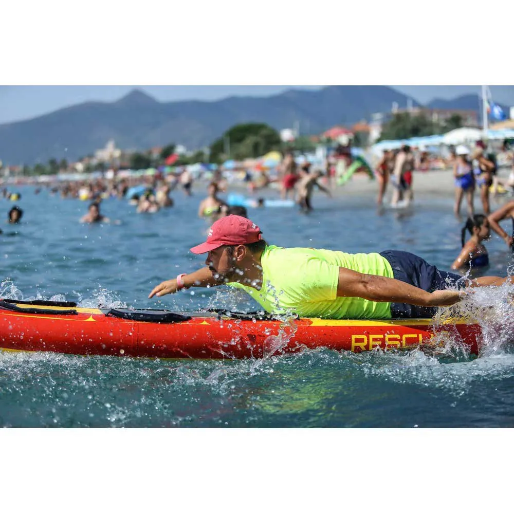 Купить Safe waterman hr100.023 Надувной комплект для падлбординга Oceanic Rescue 12´0´´ Yellow / Red 90x55x23 365.8 cm 7ft.ru в интернет магазине Семь Футов