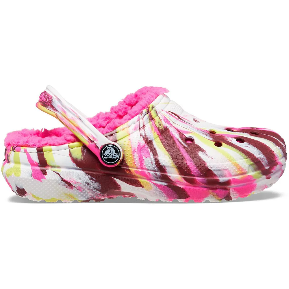 Купить Crocs 207778-6rw-c5 Деревянные башмаки Classic Lined Marbled T Electric Pink / Multi 35x25x15 EU 20 7ft.ru в интернет магазине Семь Футов