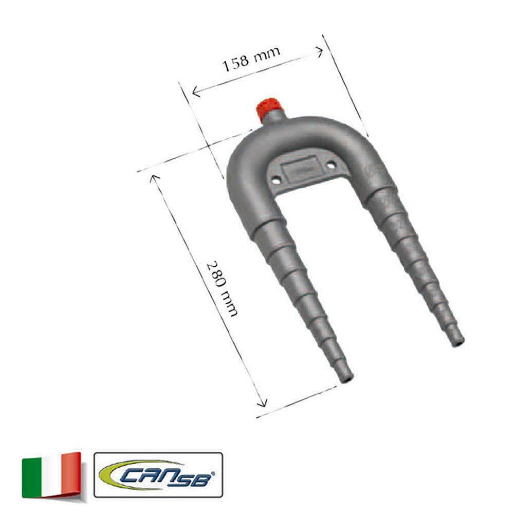 Купить Can-sb 2227296 Двигатель Антисифон Серебристый Grey 13-38 mm  7ft.ru в интернет магазине Семь Футов