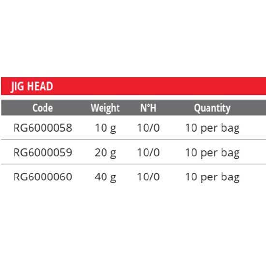 Купить Ragot RG6000058 Джиг-голова  Silver 10 g 7ft.ru в интернет магазине Семь Футов