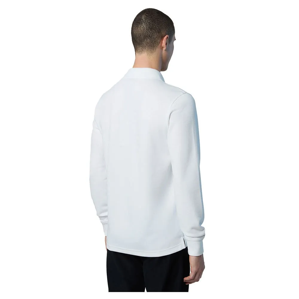 Купить North sails 692334-0105-M Поло с длинным рукавомным рукавом Logo 692334 Белая Marshmallow M 7ft.ru в интернет магазине Семь Футов