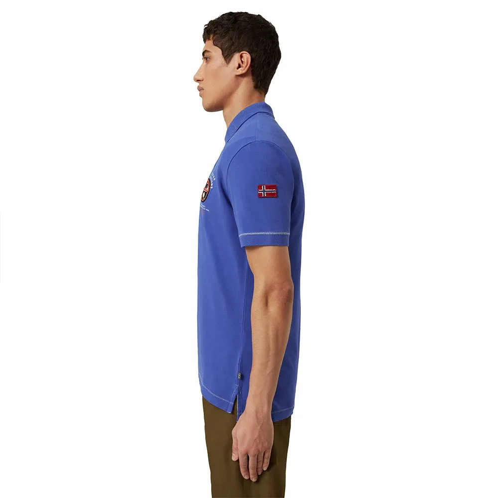 Купить Napapijri NP0A4E2OBB41-XL Поло с короткими рукавами Elice Голубой Ultramarine Blue XL 7ft.ru в интернет магазине Семь Футов