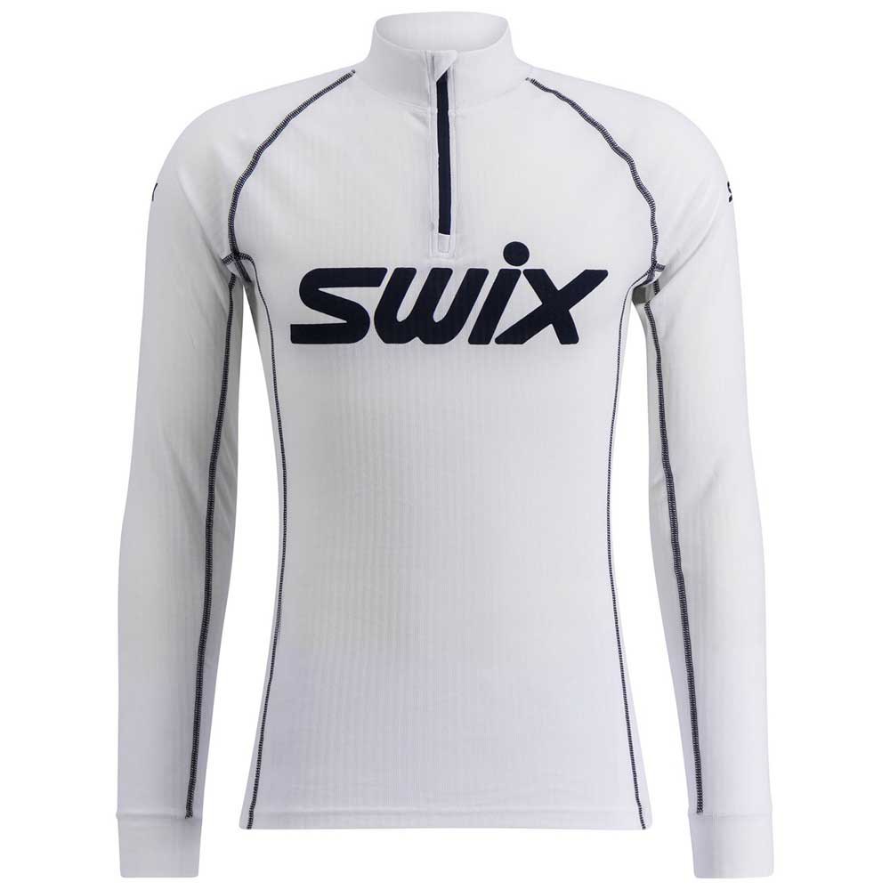 Купить Swix 10116-23-20000-XXL Базовый слой с длинным рукавом RaceX Classic Белая Bright White / Dark Navy 2XL 7ft.ru в интернет магазине Семь Футов