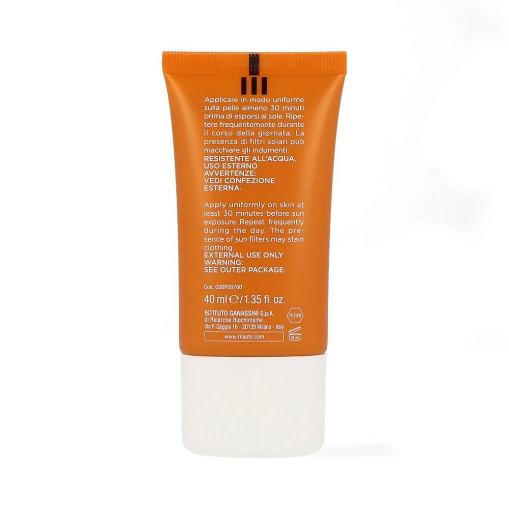 Купить Rilastil ngl-167621 Солнцезащитный крем Sun System Spf50+ D-Clar Medium 40ml White 13x10x7 7ft.ru в интернет магазине Семь Футов