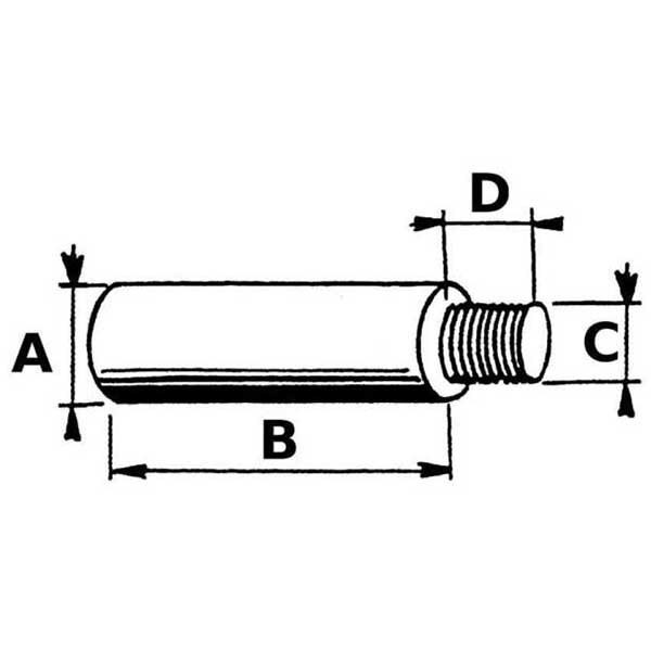 Купить Super marine ANO5530 GM Motors 7/16´´ цинковый стержень анод  Grey 16 x 54 mm 7ft.ru в интернет магазине Семь Футов