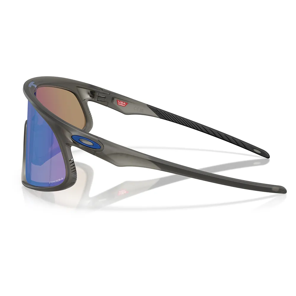 Купить Oakley OO9484-0349-0 Солнцезащитные очки Rslv Бесцветный Matte Grey Smoke Prizm Sapphire/CAT3 7ft.ru в интернет магазине Семь Футов
