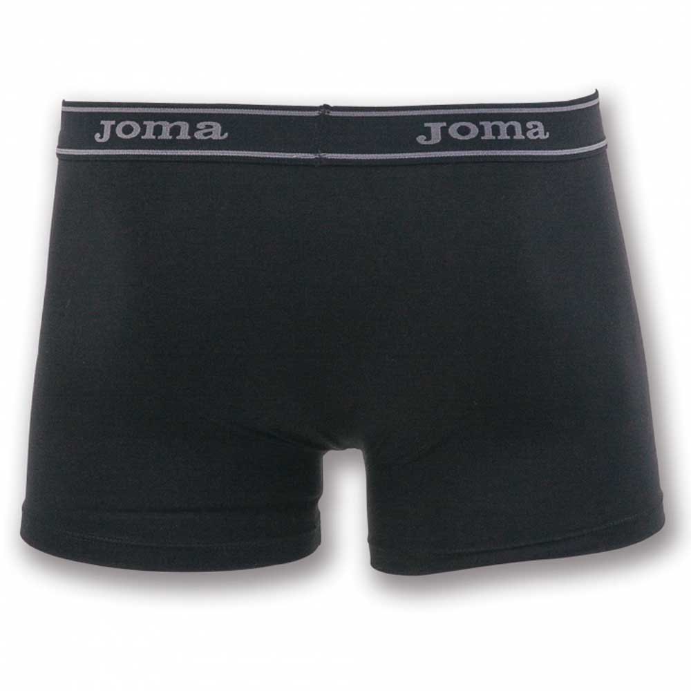 Купить Joma 100808100-P2L Боксёр Cotton 2 Единицы Черный  Black L 7ft.ru в интернет магазине Семь Футов