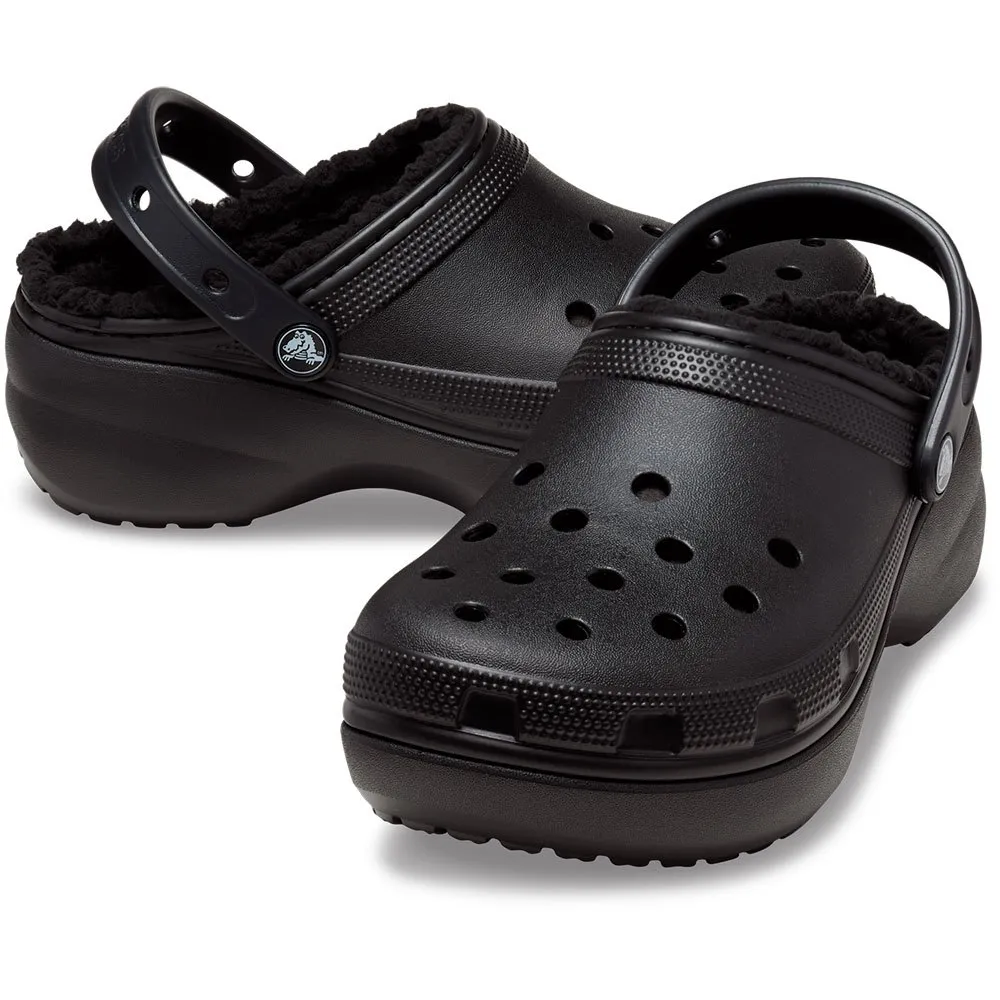 Купить Crocs 207938-001-w11 Деревянные башмаки Classic Platform Lined Black 35x25x15 EU 42 7ft.ru в интернет магазине Семь Футов
