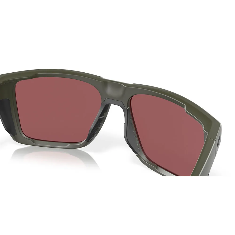 Купить Costa 06s9104-91041757 поляризованные солнцезащитные очки Lido Matte Olive 20x10x10 Gold Mirror 580G/CAT3 7ft.ru в интернет магазине Семь Футов