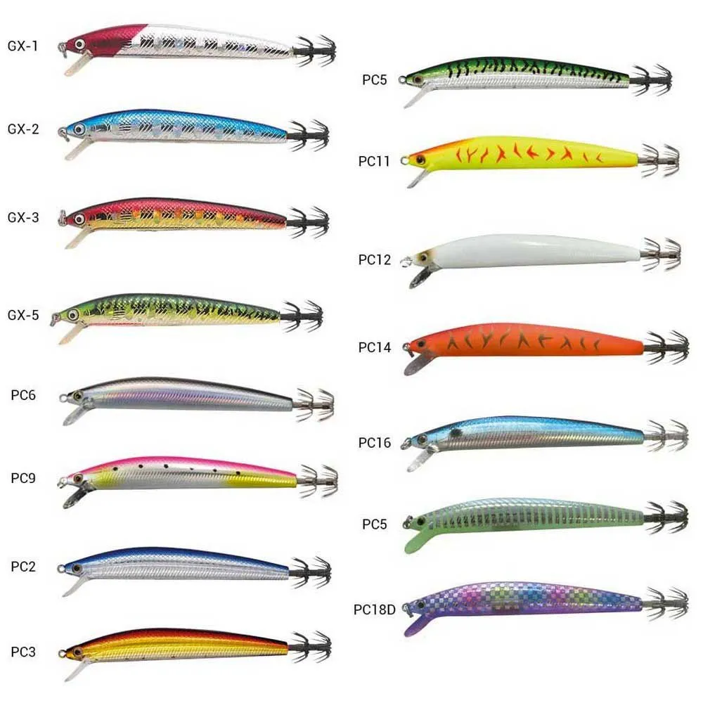 Купить Maria CSM130PGX3 Squid Minnow Кальмар 130 Mm 19g Многоцветный GX3 7ft.ru в интернет магазине Семь Футов