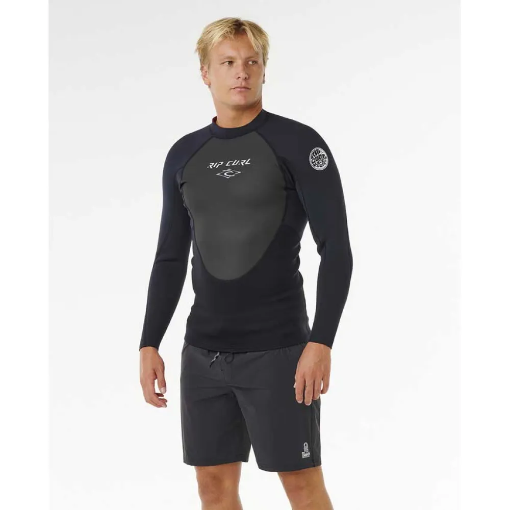 Купить Rip curl 12omwj-0090-m термофутболка с длинным рукавом Omega 1.5 mm Black 30x25x2 7ft.ru в интернет магазине Семь Футов