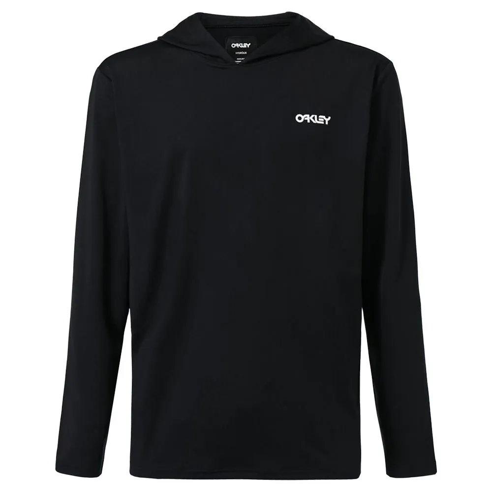 Купить Oakley FOA404288-02E-L Футболка с длинным рукавом и капюшоном с защитой от ультрафиолета Rainbow RC Hooded Черный Blackout L 7ft.ru в интернет магазине Семь Футов
