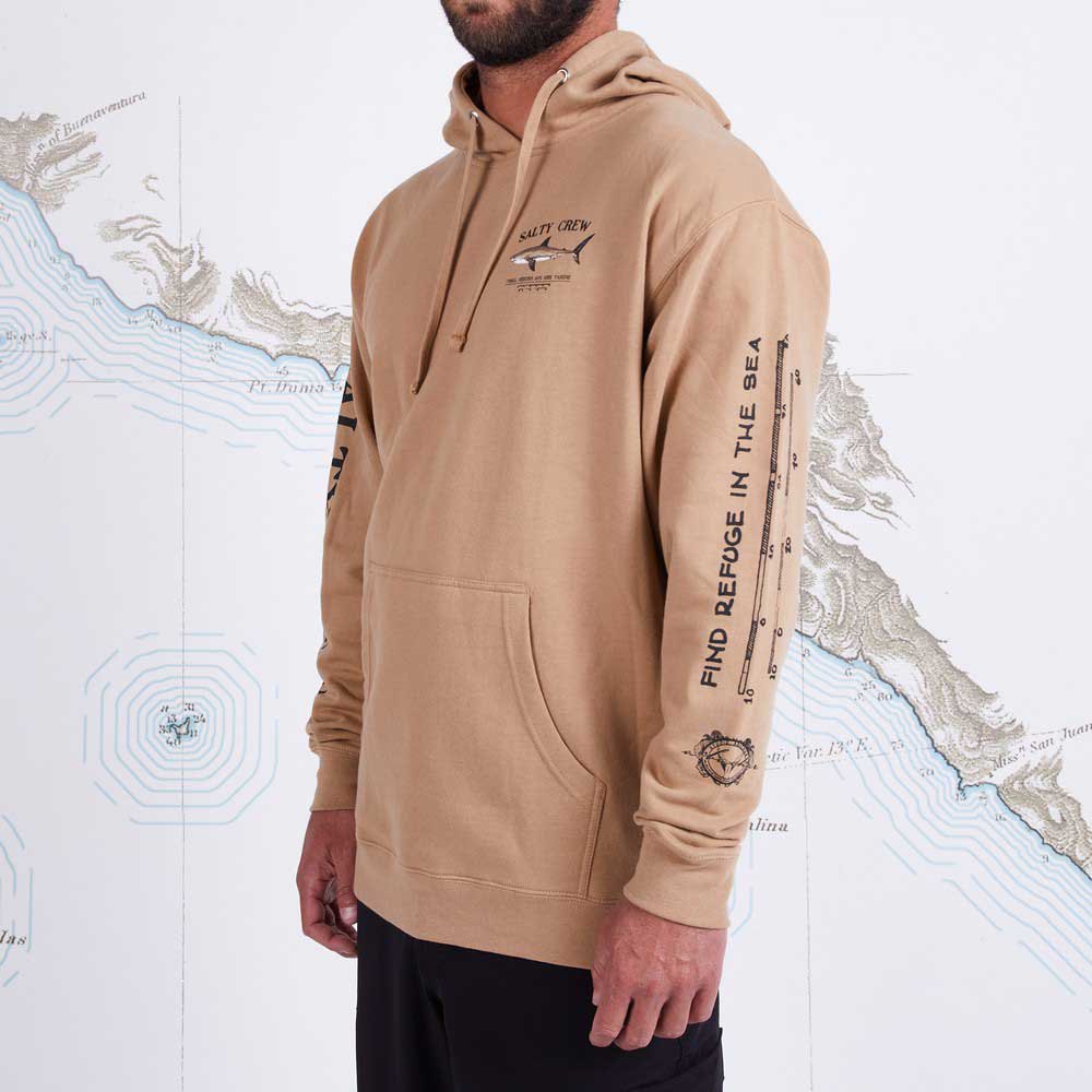 Купить Salty crew 20335029-SANDSTNE-XXL флисовая толстовка Bruce Hood Бежевый Sandstone 2XL 7ft.ru в интернет магазине Семь Футов