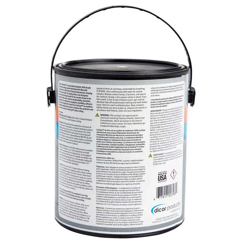 Купить Dicor 533-RPIRC1 Изоляционная защита кровли Coolcoat 3.78L White 7ft.ru в интернет магазине Семь Футов