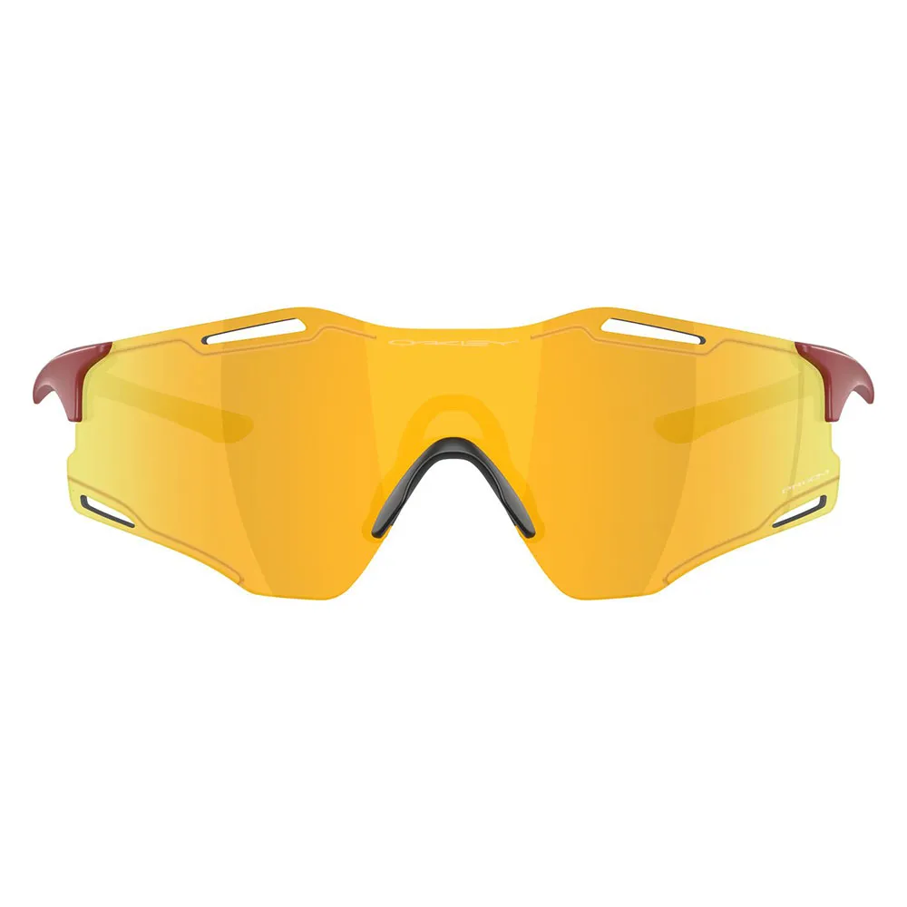 Купить Oakley OO9512-0339 Солнцезащитные очки Cybr zero Желтый Matte Iron Red Prizm 24K/CAT3 7ft.ru в интернет магазине Семь Футов