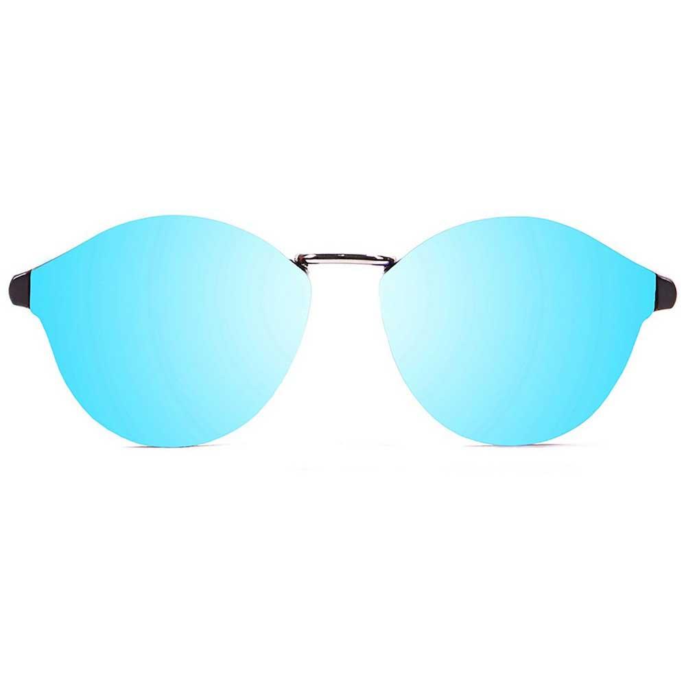 Купить Ocean sunglasses 10307.9 поляризованные солнцезащитные очки Loiret Matte Brown Strips Blue Sky Revo Flat/CAT3 7ft.ru в интернет магазине Семь Футов