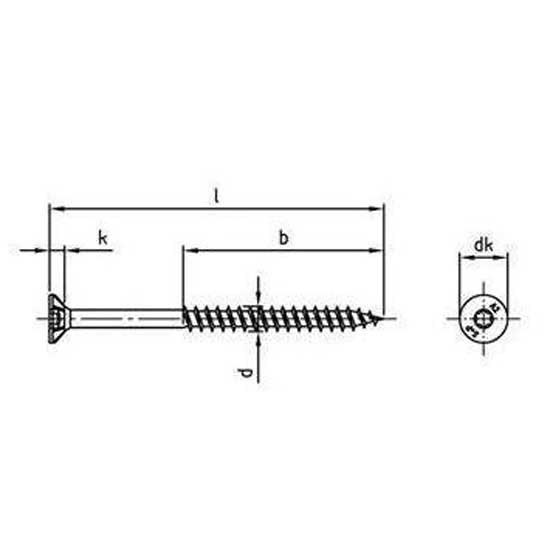 Купить Euromarine VIXVAT0420-50 9047 A2 TX20 4.0x20 Винт Torx с потайной головкой 50 единицы Grey 7ft.ru в интернет магазине Семь Футов