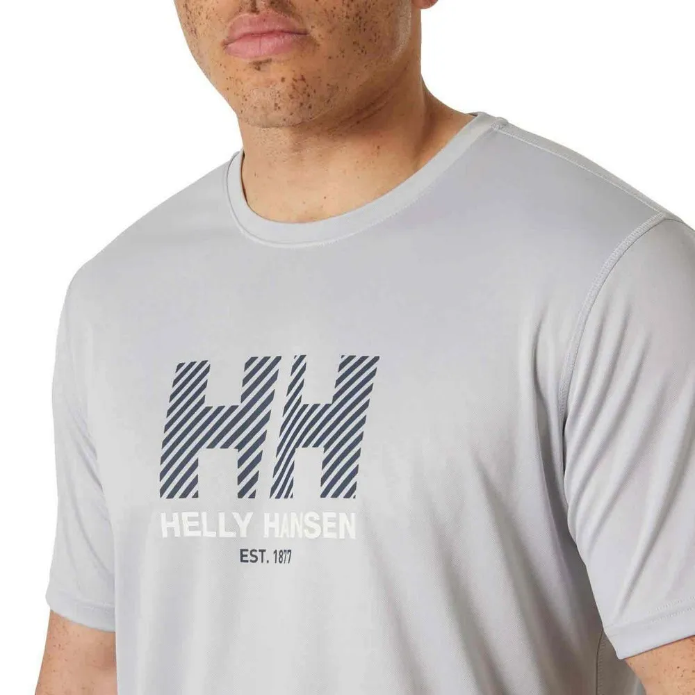 Купить Helly hansen 49574_853-L Базовый слой с коротким рукавом Tech Graphic 2.0 Grey Fog L 7ft.ru в интернет магазине Семь Футов