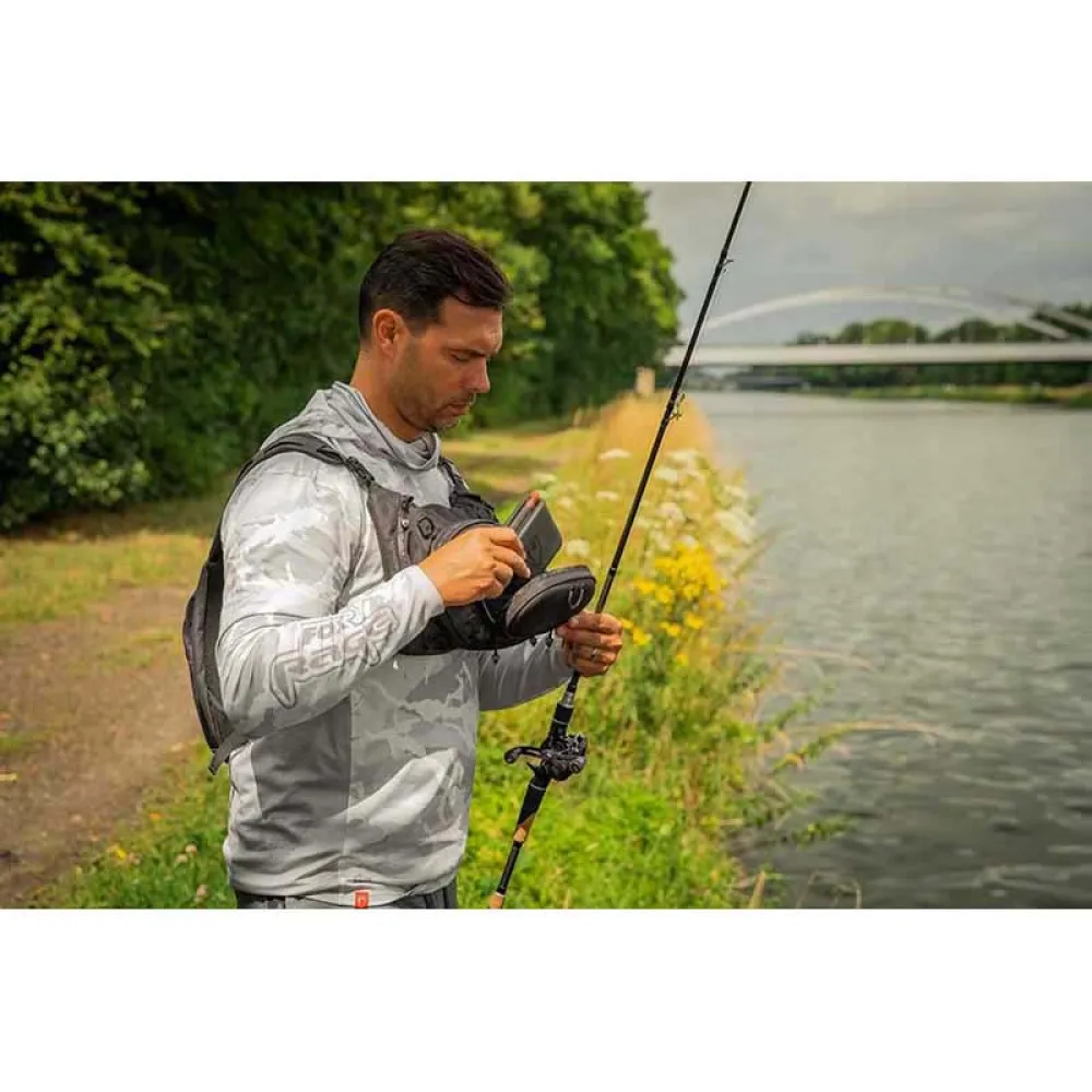 Купить Fox rage nlu150 поясная сумка Camo Voyager Chest Black Camo 40x30x20 7ft.ru в интернет магазине Семь Футов