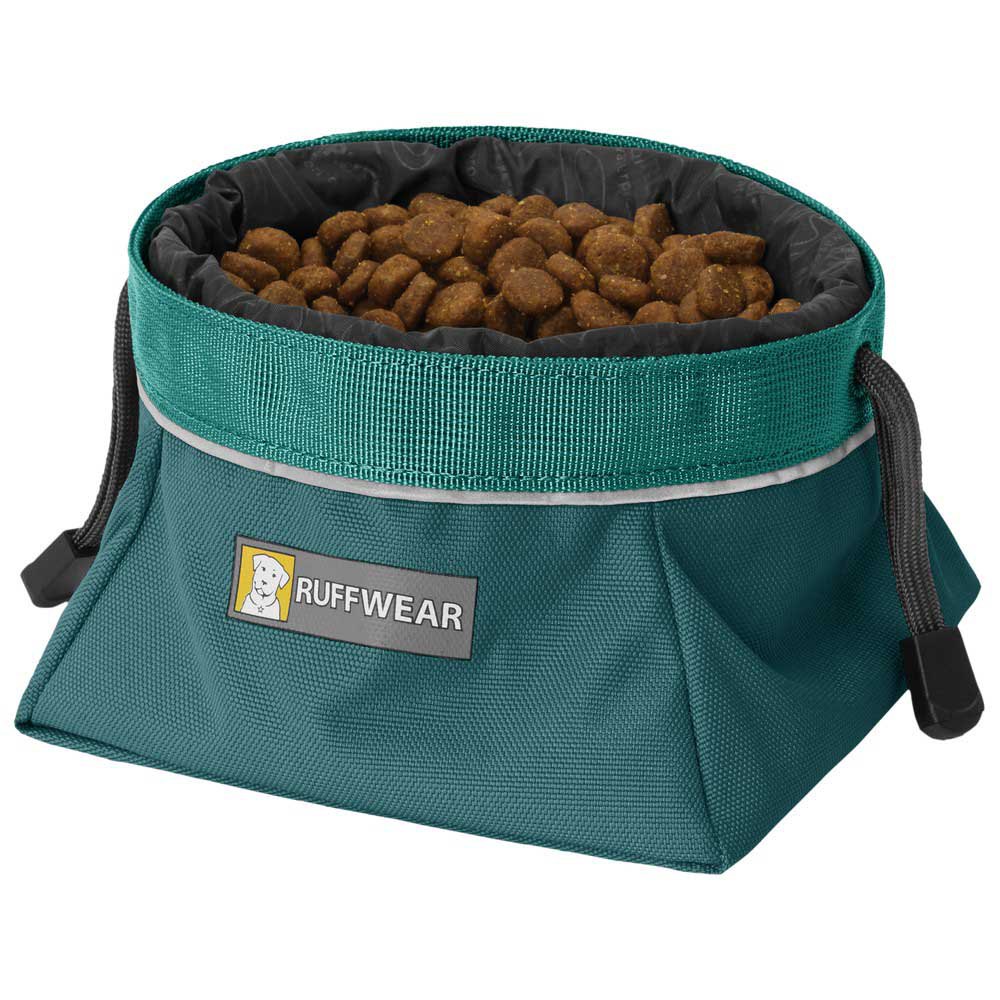 Купить Ruffwear 20553-417L Quencher Cinch Top Упаковываемая миска для собак Серый Tumalo Teal L 7ft.ru в интернет магазине Семь Футов