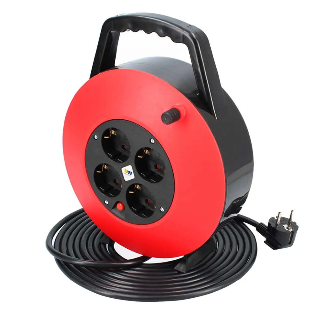 Купить Tm electron TMUAD215 Катушка для кабеля 4 розетки 15 m Золотистый Red  Techinn 7ft.ru в интернет магазине Семь Футов