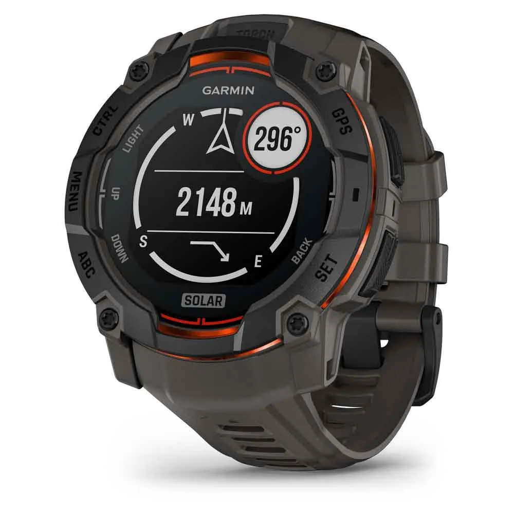 Купить Garmin 010-02935-00 Часы Instinct 3 50 mm Solar Черный  Black / Carbon 7ft.ru в интернет магазине Семь Футов